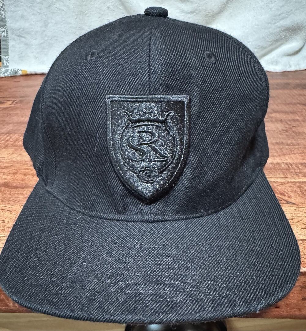 Real Salt Lake MLS Mitchell & Ness Unisex Black On Black SnapBack Hat
